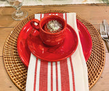 Restaurant Napkins - Set of 6 Bistro Napkins