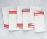 Restaurant Napkins - Set of 6 Bistro Napkins