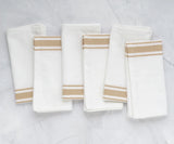 Restaurant Napkins - Set of 6 Bistro Napkins