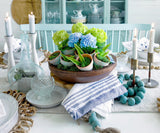 Blue Striped Napkins Set of 4, 8 & More