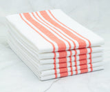 Restaurant Napkins - Set of 6 Bistro Napkins
