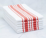 Restaurant Napkins - Set of 6 Bistro Napkins