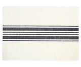 Navy Blue Striped Cotton Placemats