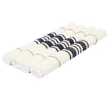 Navy Blue Striped Cotton Placemats