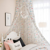 Crossword-Puzzle Printed Canopy