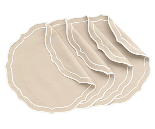 Sand Round Placemats