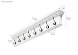 Halifax 8 Hook Coat Rack