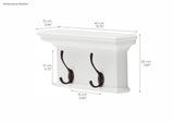 Halifax 2 Hook Coat Rack
