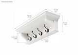 Halifax 4 Hook Coat Rack