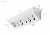 Halifax 6 Hook Coat Rack