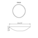 Stoneware Dessert Plate | Dadasi 7.9"