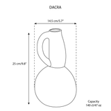 Stoneware Carafe Shaped Dadasi 47 Oz