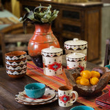 Del Sol Aztec 3PC Canister Set, Case of 2 Sets