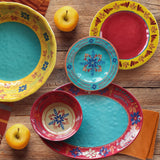 Bonita Talavera Design 14PC Melamine Set, 2 MOQ