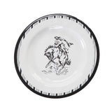 Ranch Life Melamine Dinner Plates, Set of 24