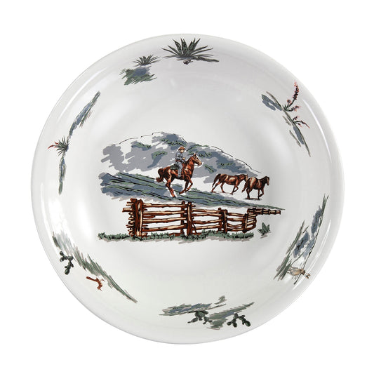 Ranch Life Ceramic Serving Bowls, Set of 4