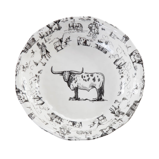Ranch Life Melamine Serving Bowls, Set of 12