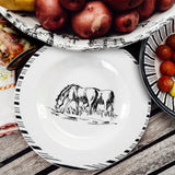 Ranch Life Melamine Salad Plates, Set of 24