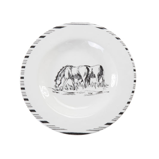 Ranch Life Melamine Salad Plates, Set of 24