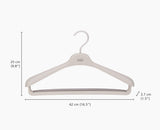 Orderly™ Set of 2 Ecru Suit & Coat Hangers