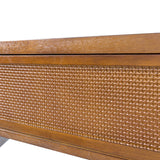 Bertrame Mid-Century L Shape Lift Top Office Desk