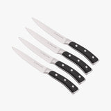 Elite Set of 4 Steak Knives - Black