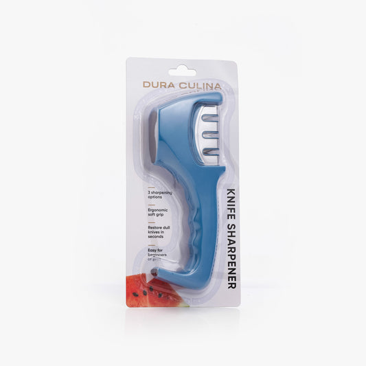 3-in-1 Professional Kitchen Knife Sharpener: Multi-Stage System for Repairing, Sharpening & Polishing Blades