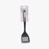 Silicone Scratch and Heat Resistance Edge Slotted Turner, Grey