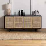 Lonut Checkered Jute Area Rug - Clearance