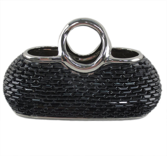 Themis - Ceramic Vase 12.5" x 5.5" x 7.5" (H)