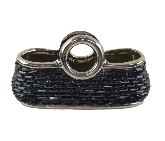 Eos - Ceramic Vase 10 1/4" x  4 1/4" x 5" (H)