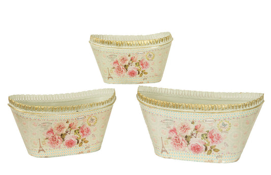 French Garden Decorative Planter (Set of 3)