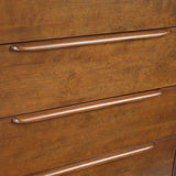 Raimunda 5-Drawer Chest Dresser with Solid Wood Frame