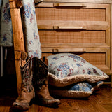 Rosabel Washed Denim Teddy-Backed Throw, 2 MOQ