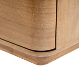 Brandon Modern Natural Wood 5-Drawer Chest