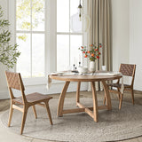Sherry 54" Solid Wood Round Dining Table
