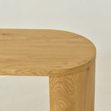 Dwen 60" Modern 2-Style Oval Console Table