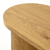 Dwen 60" Modern 2-Style Oval Console Table