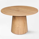 Dwen & Nice 46" Round Rattan & Beige Dining Set for 4 (5-Piece)