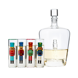 Nutcracker Decanter & Glasses, Set of 5