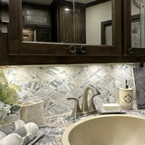 Dakota Ceramic 3PC Countertop Bathroom Set, 4 MOQ