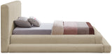 Dane Plush Faux Shearling Fabric Bed - Modern Contemporary Design for Ultimate Comfort & Style