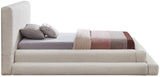 Dane Plush Faux Shearling Fabric Bed - Modern Contemporary Design for Ultimate Comfort & Style
