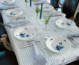 Dark Blue Ticking Stripe Napkins