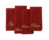 Holiday Sentiment napkins
