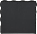 Deco Boucle Fabric Bed with Deep Channel Tufting - Contemporary Art Deco Design for Stylish Bedrooms