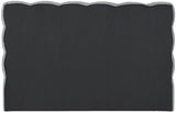 Deco Boucle Fabric Bed with Deep Channel Tufting - Contemporary Art Deco Design for Stylish Bedrooms