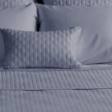 Bamboo Quilted Decorative Pillow - Platinum