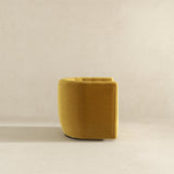 Delaney Gold Velvet Swivel Chair