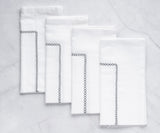 Custom Embroidery Wedding Cloth Napkins for Table Decor